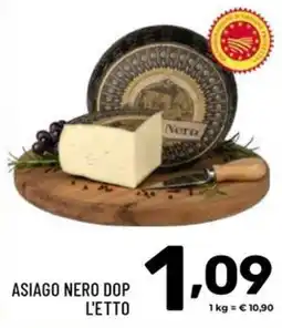Il Centesimo Asiago nero Dop offerta