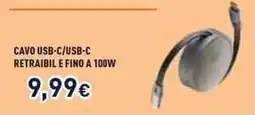 Unieuro Cavo USB-C/USB-C offerta