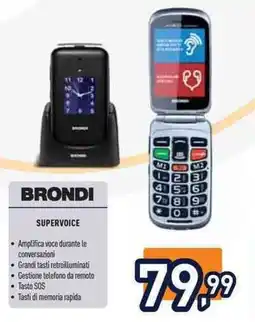 Unieuro Brondi Supervoice offerta