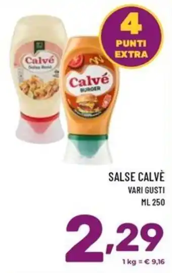 Il Centesimo Salse Calvé vari gusti offerta