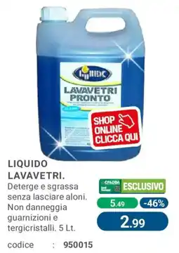 Cfadda Lavavetri pronto offerta