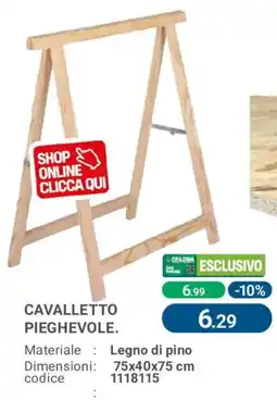 Cfadda Cavalletto pieghevole offerta