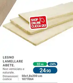 Cfadda Legno lamellare abete offerta