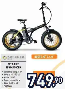 Unieuro Fat E-Bike Minimaxgold offerta