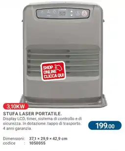 Cfadda Stufa laser portatile Qlima offerta