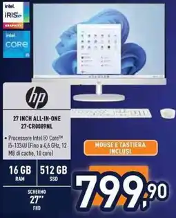 Unieuro hp 27 inch all-in-one offerta