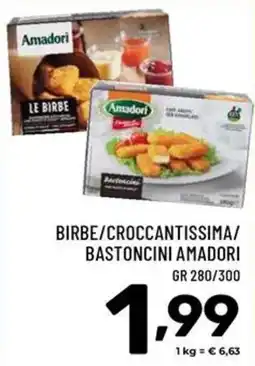 Il Centesimo Birbe/croccantissima/bastoncini Amadori offerta