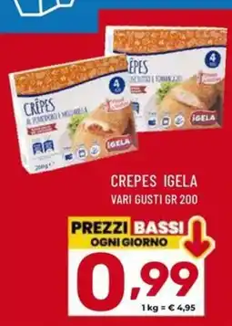 Il Centesimo Crepes Igela offerta