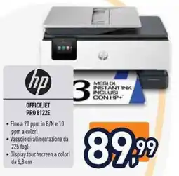 Unieuro HP OfficeJet Pro 8122E offerta