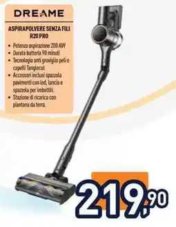 Unieuro Dreame Aspirapolvere Senza Fili R20 Pro offerta