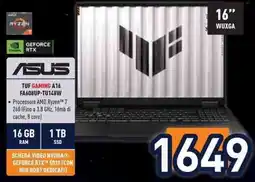Unieuro Asus TUF Gaming A16 offerta