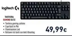 Unieuro Logitech tastiera gaming G413 offerta