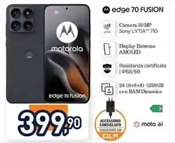 Unieuro Motorola edge 70 fusion offerta
