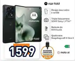 Unieuro Motorola razr fold offerta
