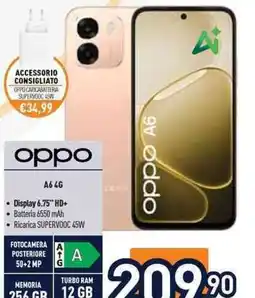 Unieuro Oppo A6 4G offerta