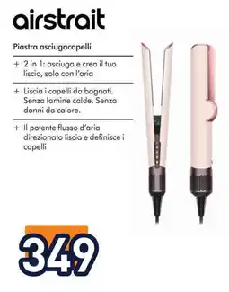 Unieuro airstrait Piastra asciugacapelli offerta
