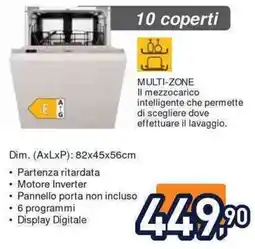 Unieuro Lavastoviglie 10 coperti offerta