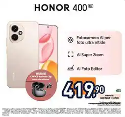 Unieuro Honor 400 5G offerta