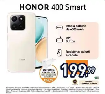 Unieuro Honor 400 Smart offerta