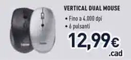 Unieuro Vertical Dual Mouse offerta