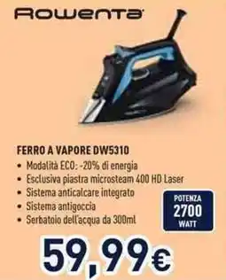 Unieuro Rowenta ferro a vapore DW5310 offerta