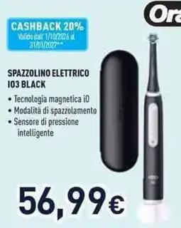Unieuro Spazzolino elettrico I03 Black offerta