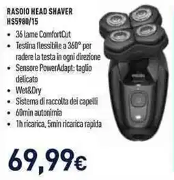 Unieuro Rasoio head shaver offerta