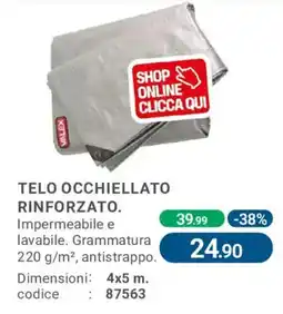Cfadda Telo occhiellato rinforzato Valex offerta