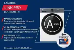 Unieuro Lavatrice Link Pro offerta