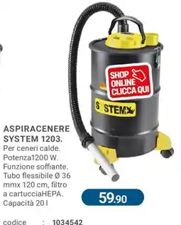 Cfadda Aspiracenere System 1203 offerta