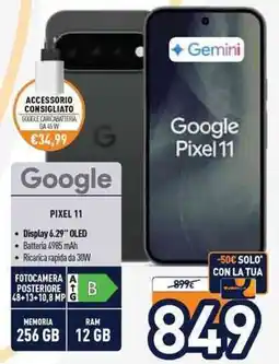 Unieuro Google Pixel 11 offerta