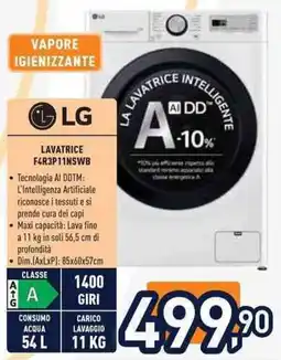 Unieuro Lavatrice LG offerta