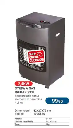 Cfadda Stufa a gas infrarossi offerta