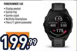 Unieuro Garmin Forerunner 165 offerta