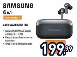 Unieuro Samsung Auricolari Buds4 Pro offerta