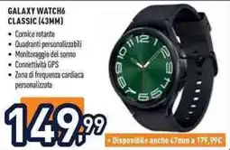 Unieuro Galaxy Watch6 Classic offerta