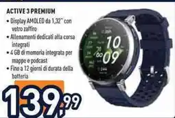 Unieuro Active 3 Premium offerta