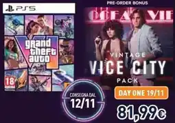 Unieuro Grand Theft Auto V Vintage Vice City Pack offerta