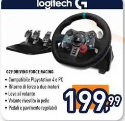 Unieuro Logitech G G29 Driving Force Racing offerta