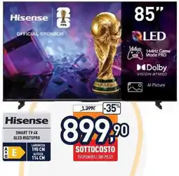 Unieuro Hisense SMART TV 4K OLED 85Q7S PRO offerta