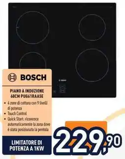 Unieuro Piano a induzione Bosch offerta