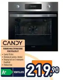 Unieuro Forno multifunzione Candy offerta