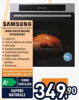 Unieuro Samsung forno multifunzione offerta