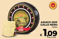 Coop Radenza Asiago Dop Gallo Nero offerta
