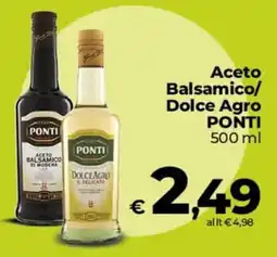 Coop Radenza Aceto Balsamico/ Dolce Agro PONTI offerta