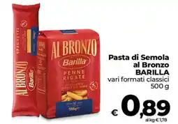 Coop Radenza Pasta di Semola al Bronzo Barilla offerta