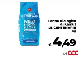 Coop Radenza Farina Biologica di Kamut LE CENTENARIE offerta
