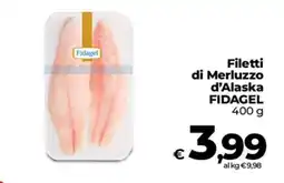 Coop Radenza Filetti di Merluzzo d'Alaska FIDAGEL offerta