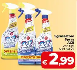 Coop Radenza Sgrassatore Spray ACE offerta