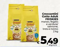 Coop Radenza Croccantini Gatto Adult FRISKIES offerta